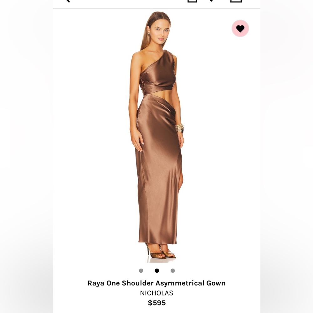 Nicholas Rays One Shoulder Gown - Picture 2 of 6